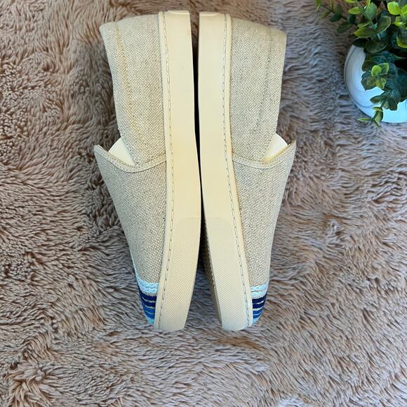 NEW Soludos Bondi Wave Embroidered Slip On Sneakers Size: 9.5 - Picture 8 of 14